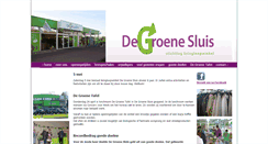 Desktop Screenshot of degroenesluis.nl