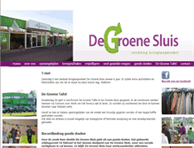 Tablet Screenshot of degroenesluis.nl